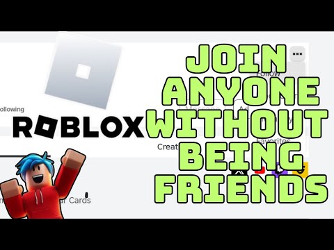 How to ACTUALLY join someone on Roblox without being friends with anyone!! (Guide to join someone on Roblox)