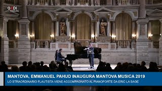 Il flautista Pahud inaugura al Bibiena MantovaMusica 2019