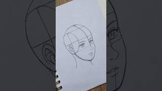 Easy Drawing Tips Part 1 Master the Loomis Method #art #drawing #anime #sketch #easy #tutorial