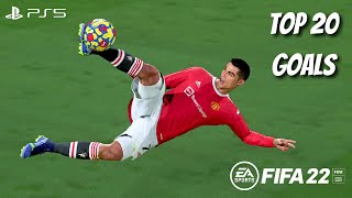 FIFA 22 - TOP 20 GOALS #9 | 4K