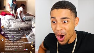 She Caught Her BF Cheating In Her Crib On A Makeshift Mattress On IG Live! REACTION!