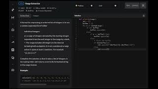 Python Range Extraction Codewars