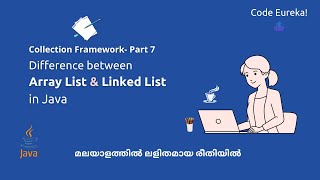 Difference between Arraylist and Linkedlist | Collections Part 7 | malayalam | Code eureka
