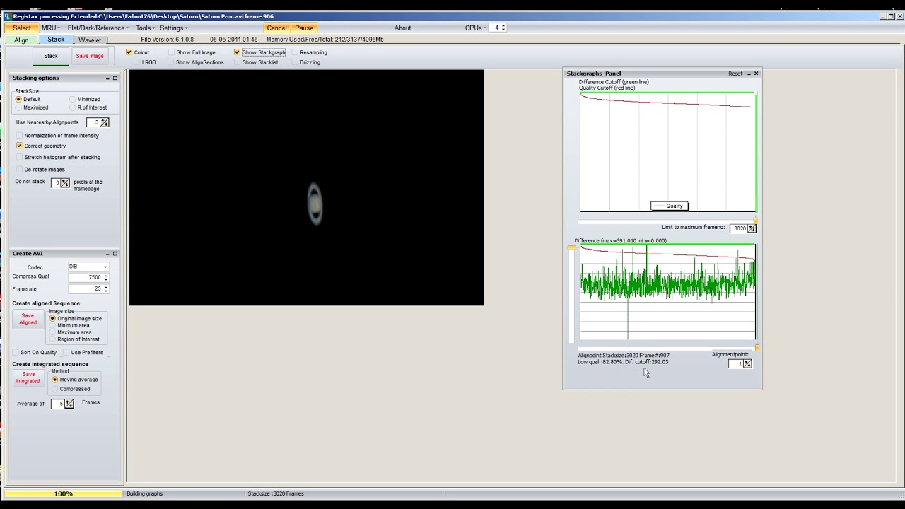 Registax 6 Tutorial Still Frames Lasopaio