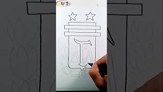 Drawing Argentina Logo #shorts