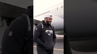 Eagles Players Take Flight to Chicago to Face Off Against the Bears!  #shorts