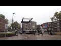 Brugopening Stationsbrug Heerenveen (It Hearrenfean) Ophaalbrug Drawbridge/ Pont-levis/ Klappbrücke