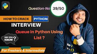 How to Implement Queue in Python using List | Enqueue Dequeue Explained (Easy)