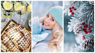 😱И к нам пришла Зима🥶Путешествие за вкусными Пончиками🍩Пеку  Вафли🧇Пижамная Вечеринка 🥳