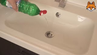 How to clean a sink drain pretty fast