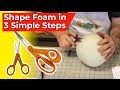 Learn How to Use Blades and Scissors to Refine a Puppet Foam Shape - Swazzle Puppet Studio Episode 3