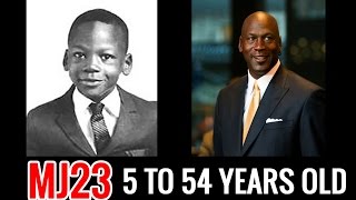Michael Jordan - from 5 to 54 years old