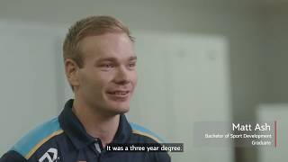 Study sports development at Griffith University