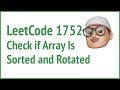 LeetCode 1752. Check if Array Is Sorted and Rotated | JSer - Front-End Interview questions