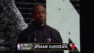DeMar DeRozan Funny NBA All-Star Intro Reaction 💀