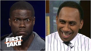 Kevin Hart gives Stephen A. a Tim Tebow Mets jersey (2016) | First Take | ESPN Archive