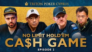 No Limit Hold'em CASH GAME | Episode 2 - Triton Poker Cyprus 2022
