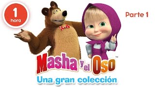 Masha y el Oso - Una gran colección de dibujos animados (Parte 1) 60 minutos para niños en Español