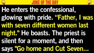 🤣 Seven Sins, One Sour Solution: A Hilarious Church Confession | BEST JOKE OF THE DAY