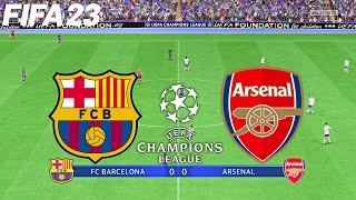 FIFA 23 | Barcelona vs Arsenal - UCL UEFA Champions League - PS5 Gameplay