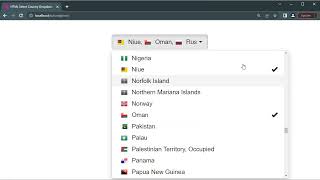 HTML Select Country Dropdown List With Flags