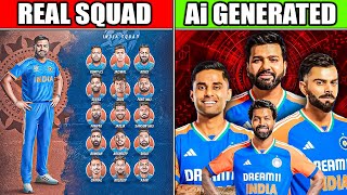 INDIA WT20 Squad vs Ai GENERATED Squad
