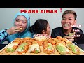 PRANK! AIMAN MAKAN SAMYANG RICE PEPPER ADA GARAM😂‼️#mukbang