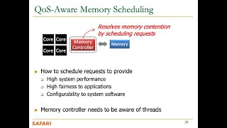Computer Architecture - Lecture 11b: Memory Interference and QoS (ETH Zürich, Fall 2020)