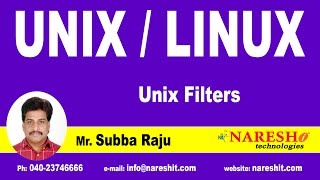 Unix Filters | UNIX Tutorial | Mr. Subba Raju