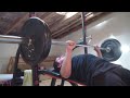 Bench press 100kg attempt