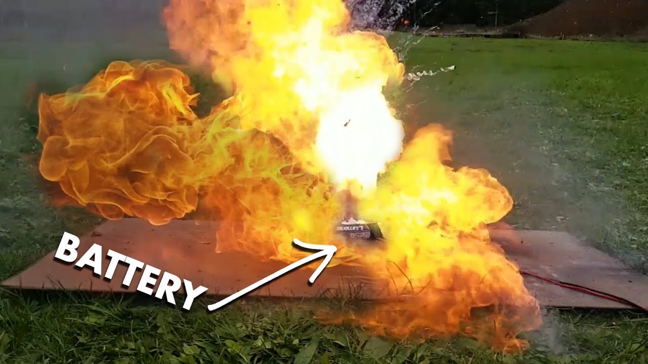 WHEN LITHIUM BATTERIES EXPLODE... | VLOG0121 - YouTube