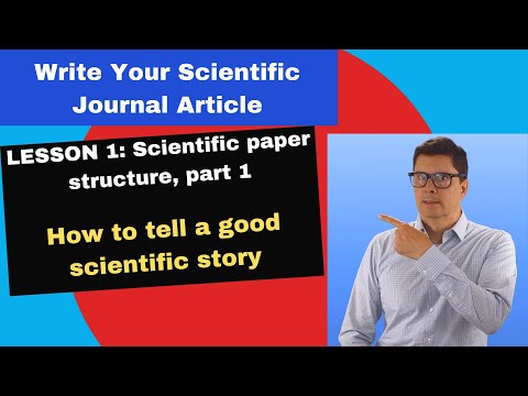 How do you tell a good scientific story in your research paper?