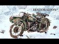 "Heavy GIANT URAL" full RESTORATION from Trash to Incredible GOLD Motorcycle | Restoration Abandoned