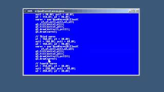 Lesson4 Quadratic Curves | Java Graphics Tutorial