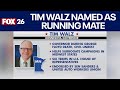 2024 Election: Minnesota Gov. Tim Walz chosen as Vice President Kamala Harris running mate