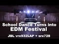 DJ GIG LOG 083 | Massive Homecoming | JBL vrx932lap srx728 | Large Trussing | EDM Style Concert