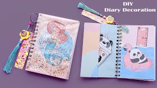 How to decorate  DIARY / NOTEBOOK  || DIY || NOTEBOOK DECORATION IDEAS || DIARY COVER DESIGN