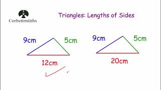 Triangle Inequality Theorem - Corbettmaths