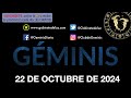 Horóscopo Diario - Géminis - 22 de Octubre de 2024.