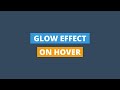 Glow effect on hover on a Neon Button using only HTML, and CSS
