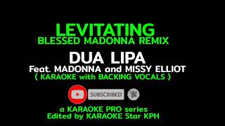 Dua Lipa ( Feat. Madonna and Missy Elliot ) - Levitating (Remix) KARAOKE with BACKING VOCALS