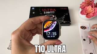 Smartwatch T10 Ultra | Unboxing | Games | Voice Assistant | flashlight 🔦