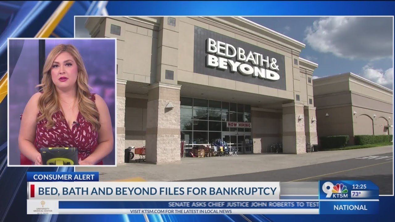 Bed, Bath And Beyond Files For Bankruptcy. - YouTube