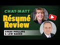 Chat with Matt: featuring Lew Bader & Cheri Phillips – The FENG’s Resume Review Committee