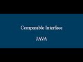 Comparable Interface : Sort a List of Objects #Java