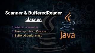 4 Scanner & BufferedReader class Input in Java 2025