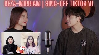 Reza SING-OFF TIKTOK SONGS PART VI (Yamet Kudasi, It's Only Me) vs Mirriam Eka 🌸 Reaction 🌸