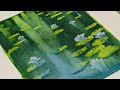 I Used a CANDLE to Paint This Watercolour Lily Pond | Watercolor Water Lily Tutorial