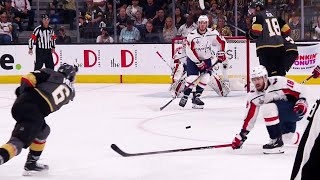 Miller’s shot gets by Holtby as Golden Knights strike first