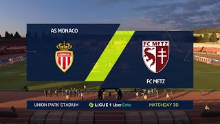 FIFA 21 | AS Monaco vs FC Metz -  France Ligue 1 | 03/04/2021 | 1080p 60FPS